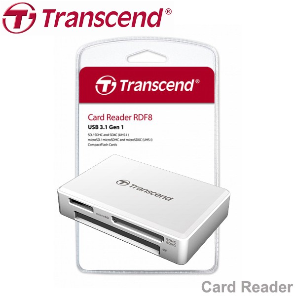Transcend Card Reader RDF8 USB 3.1 Gen 1