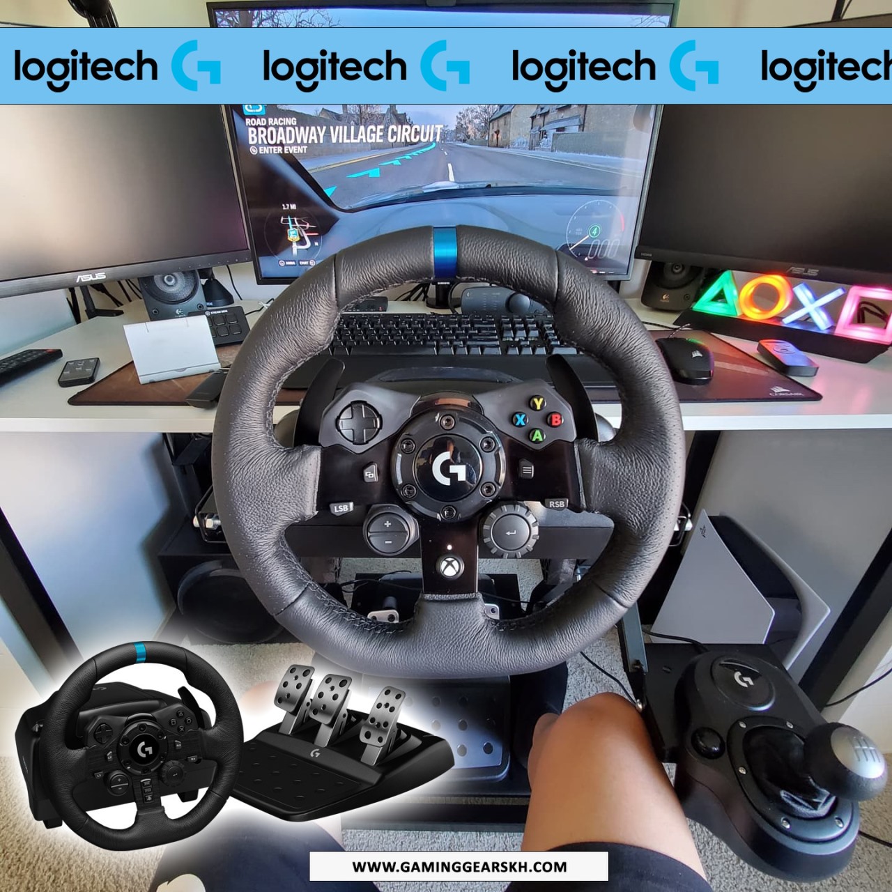 LOGITECH G923 TRUEFORCE Xbox, PlayStation and PC
