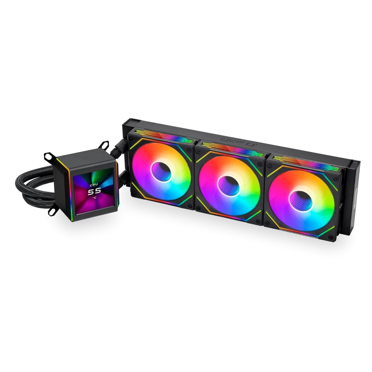 LIAN LI GA II LCD 360 Liquid Cooler Black