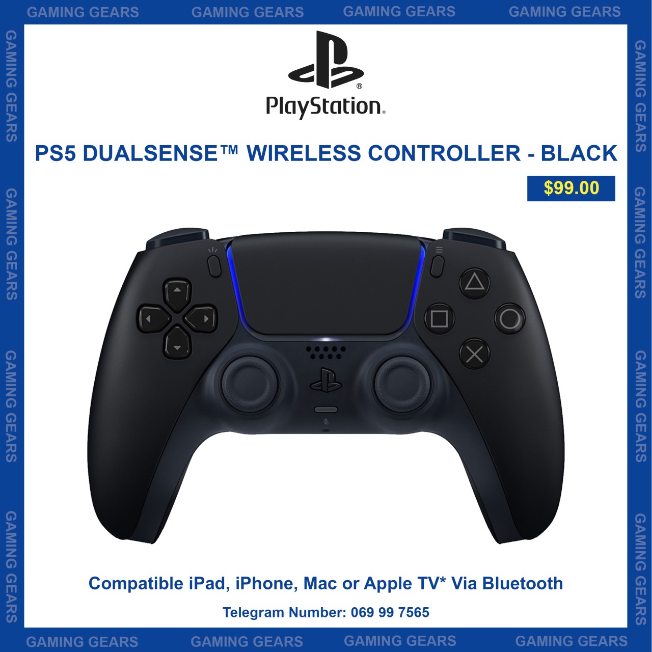 PS5 DUALSENSE™ WIRELESS CONTROLLER - BLACK